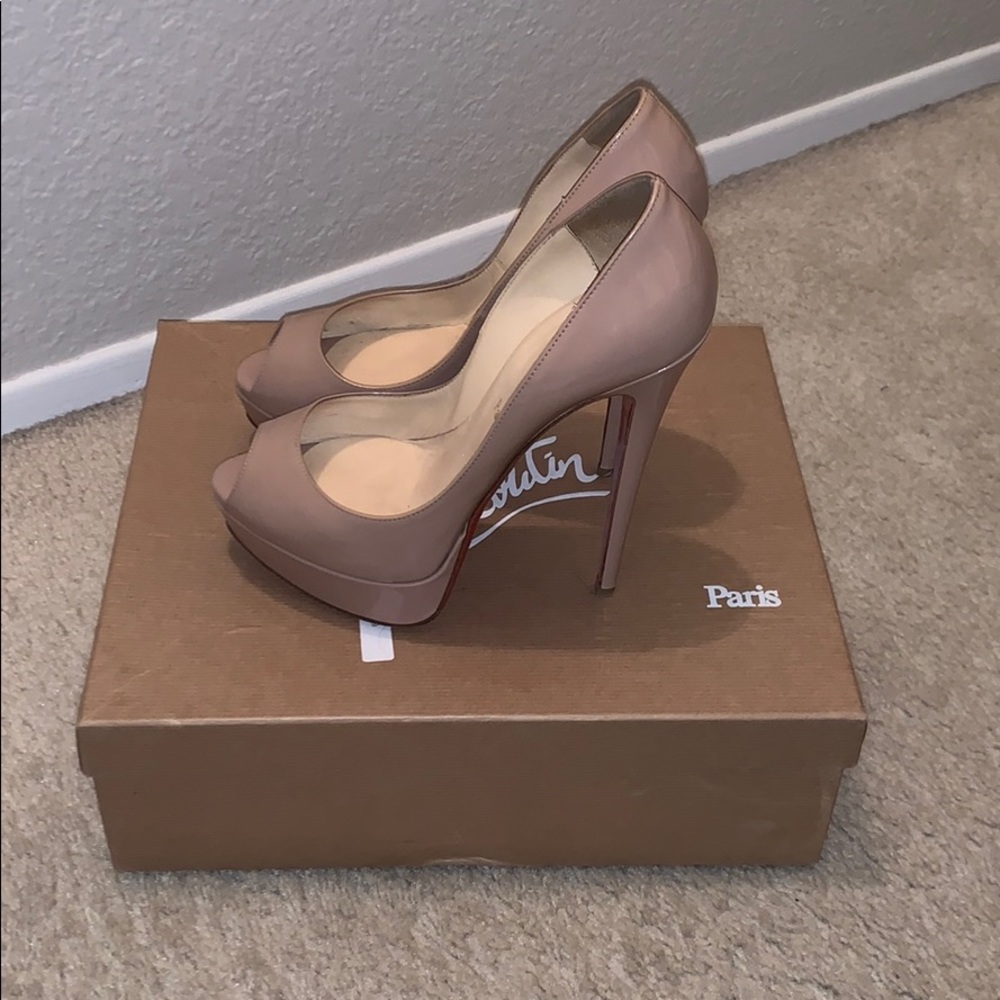 Christian Louboutin 140mm patent heels